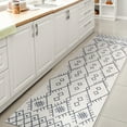 thumbnail image 5 of JONATHAN Y SANTA MONICA 2 x 10 Runner Rug, Boho Moroccan - Ivory/Navy, SMB123B-210, 5 of 10