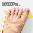 thumbnail image 4 of 2pcs Bunion Corrector Socks, Soft Breathable Splint Separator Big Tail Toe Bunion Relief Sleeves Socks Pads for Hallux Valgus Skin Color, 4 of 7