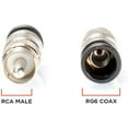 thumbnail image 3 of THE CIMPLE CO - RCA Compression Connector for RG6 Coaxial Cable 10 Pack, 3 of 9