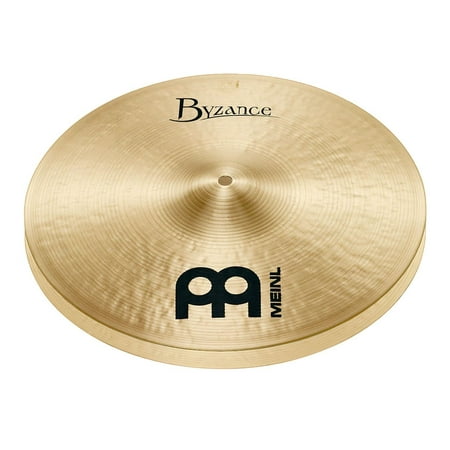 Meinl Cymbals Byzance Traditional Heavy Hi-hats - 14 Every Byzance cymbal is a piece of art and has its own unique sound characteristics which can never be duplicated. Featuring a heavier weight for a powerful sound with a brash open hihat in a wide dynamic range. Great for Rock  Pop  Fusion  Funk  RNB  Reggae  and Studio environments. Featuring: Completely hand hammered Unique sound characteristics A brash open hihat in a wide dynamic range Heavier weight for a powerful sound Great for Rock  Pop  Fusion  Funk  RNB  Reggae  and Studio environments Get your Meinl Cymbals Byzance Traditional Series Heavy Hi-hats today at the guaranteed lowest price from Sam Ash Direct with our 45-day return and 60-day price protection policy.
