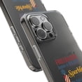 thumbnail image 3 of DistinctInk Clear Hybrid Case for Apple iPhone 13 Pro Max (6.7" Screen) - Live Life Like a Firecracker Design - Lightweight Grip, 3 of 5