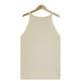 thumbnail image 7 of Lindreshi Tank Tops for Women Fashion Women Casual Solid Sleeveless Hanging Neck Knitted Vest, 7 of 7