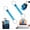 blue, variant on Multi Use Strong Adjustable Luggage Connector Straps,Add a Bag Easy to Travel Suitcase Elastic Strap Belt for Secure Stacking, Adjustable Straps for Various Luggage
