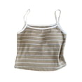 thumbnail image 2 of Pounoo Women's Tank Tops Striped Ribbed Scoop Neck Sleeveless Crop Tops Casual Layering Style Lightweight Breathable Slim Fit Tees Gift, 2 of 5