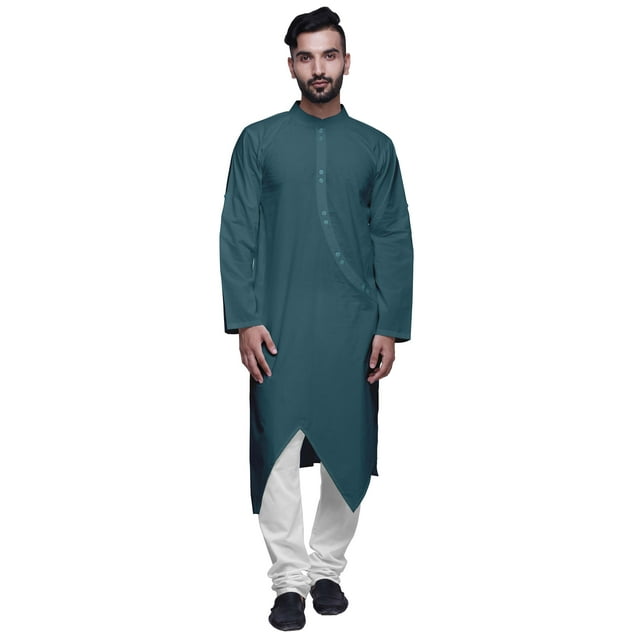 Atasi Kurta d'Été à Manches Longues pour Homme, Designer, Indien, Kurta Unie de Mariage