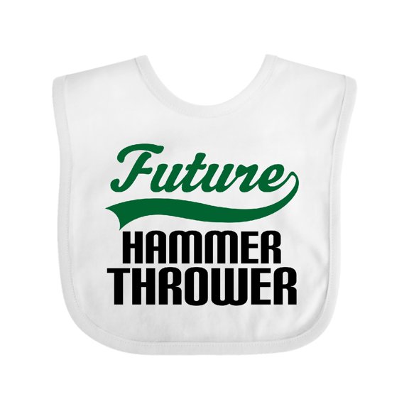 Inktastic Future Hammer Thrower Boys Baby Bib