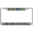 thumbnail image 1 of USS Reign MSF-288 License Plate Frame, 1 of 1