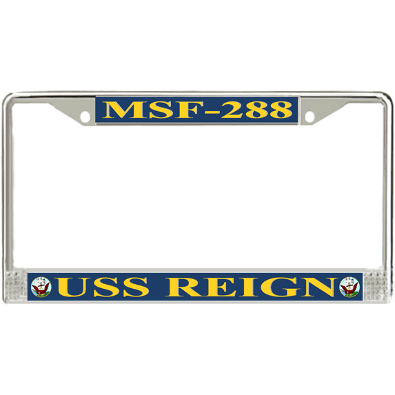 USS Reign MSF-288 License Plate Frame