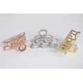 thumbnail image 3 of Tijeras/tijeras profesionales para cortar el cabello con borde de afeitar de peluquero de 5,5 pulgadas - Tornillo de tensión de ajuste - Tijeras para cortar bigote/barba, 3 of 4