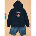 thumbnail image 3 of Buon Ferragosto Cute Melon Hoodie Juniors -Image by Shutterstock,  Large, 3 of 4