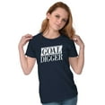thumbnail image 4 of Goal Digger Overachiever Funny Womens Fitted Plus Size Graphic Tee Brisco Brands 3X, 4 of 5