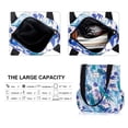 thumbnail image 5 of HAWEE Floral Tote Bag Large Shoulder Bag with Multi Pockets for Gym Travel Beach Daily Bags, 5 of 7