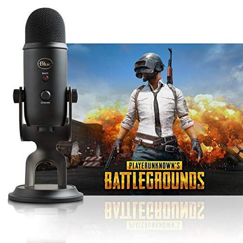 Blue Yeti Gaming & Podcast Microphone, Blackout with Boom