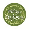 thumbnail image 2 of PONPRNGY Merry Christmas Door Sign Hanging Round Wooden Plaques Welcome Front Door Sign New Year Wooden Sign Christmas themed Winter Art for Home Indoor Outdoor Decoration, 2 of 6