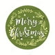 thumbnail image 2 of xihome Adorno navideño colgante de madera de 15x15 cm para rbol de Navidad, ideal para manualidades. Pieza circular recortada para decoracin navideña de la puerta principal., 2 of 6