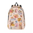 thumbnail image 2 of Custom Winnie Pooh Teddy Bear Travel Canvas Backpack Men Women School Laptop Bookbag College Student Daypack Bags, 2 of 5