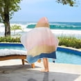 thumbnail image 3 of Yayeee Kids Hooded Towels Toddler Soft Absorbent Beach Bathing Wrap 50" x 23.5", Abstract Painting, 3 of 5