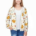 thumbnail image 3 of Cauagu Squirrel Maple Leaves And Nuts Print Sun Protection Jacket for Teen,Full-Zipper Long Sleeve Sun Shirts with Pockets UV Hoodie Shirts Outdoor Athletic Jacket-Medium, 3 of 7