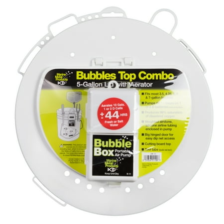 UPC: 0029326511007 | Marine Metal Products Bubbles Top Combo Aerator & Lid LB-1 for 5 Gal. Bucket