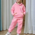thumbnail image 6 of MEZZALL Girls Winter Outfits Sets Fuzzy Hoodie Joggers Sweatshirt Tops Hoodie Trousers Pants Comfy Casual Two Piece Bowknot Print Classic Long Sleeve Clothing Sets, 6 of 6
