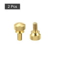 thumbnail image 3 of 2Pack Knurled Thumb Screws, M4x8mm Brass Shoulder Bolts Stepped Grip Fasteners, 3 of 5