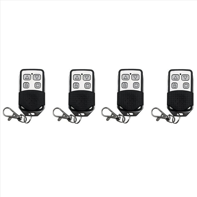 Abridor de Puerta de Garaje Eléctrico de 4 Botones, 4 Uds., Control Remoto Inalámbrico, 433MHZ, Control Remoto Inalámbrico por Radiofrecuencia