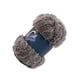 thumbnail image 5 of Naiovety Hilo de punto Pelota de piel Suministros de costura Suavidad Bufanda Sombrero Herramientas para tejer Gris claro 2Conjunto, 5 of 6
