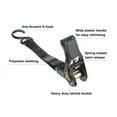 thumbnail image 3 of Correas de sujeción para transom de remolque de bote 1"x5', correas ajustables de ratchet de 1763lbs con gancho en S, Negro, 3 of 7