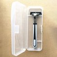 thumbnail image 4 of 2Pcs Razor Holder Dust Proof Waterproof Clear Handy Shaving Box Container for Home, 4 of 8