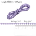 thumbnail image 2 of Unique Bargains 5.47 Yards Blinds Beaded Chain Roller Shades Cord for Window Repair Parts, Purple, 2 of 5