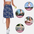thumbnail image 2 of Women’s Knee Length Golf Skort Long Tennis Skirt with Inner Shorts Pockets High Waist Athletic Workout Skirt UPF50+, 2 of 6