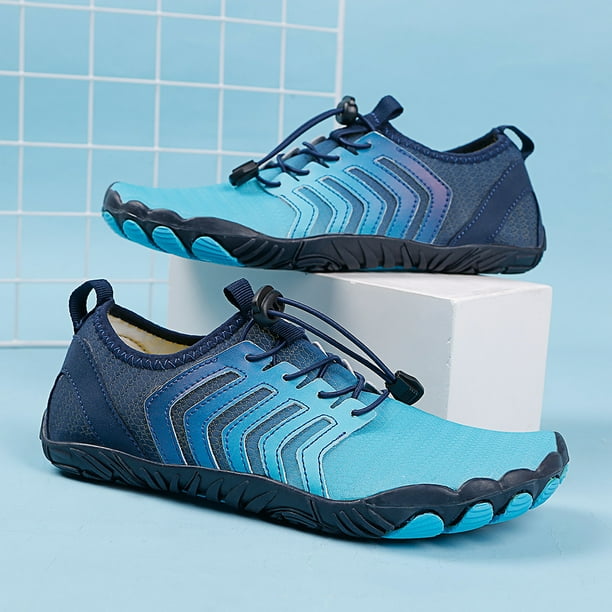 Zapatos Acuaticos Aquashoes Zapatos de vadeo Zapatillas de deporte de goma suave unisex para la playa (36 ) Azul oscuro Azul Likrtyny Tenis De Mujer Tenis De Hombre
