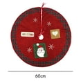 thumbnail image 2 of 60 cm New Christmas tree dress printed tree bottom decoration Christmas supplies ornaments, 2 of 6