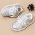 thumbnail image 4 of Willtoo Girls Cute Lace-Up Walking Sneakers Lightweight Casual Shoes with Memory Foam Breathable Walking Shoes, 4 of 7