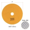 thumbnail image 2 of Unique Bargains 5 Paquets de Grits de 4 Pieds 200 Tampons de Polissage Diamant Humide/sec pour Pierre Béton Marbre Quartz, 2 of 6