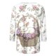 thumbnail image 2 of TaTaai Women Casual Loose Pullover Top Easter Print Three Quarter Sleeve Crew Neck Stylish Ladies Spring Outdoor Gathering Wear No Fading Soft Comfortable High-Rated Fashion T-Shirt Gift, 2 of 5