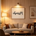 thumbnail image 5 of Iron Metal Wall Art Black 30cm Atmospheric Decor for Bar Living Room Home, 5 of 6