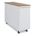 thumbnail image 3 of Homestyles Rangement Plus Chariot de Cuisine en Bois Blanc, 3 of 3