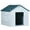 Blue#2, variant on Dog Crate, PawHut 47 Panels Pet Playpen, Small Animal Playpen with Doors, Portable Metal Wire Yard Bunny Pen for Guinea Pigs, Chinchillas, 14" x 14", Black Pet Playpen,Steel Chicken Coop