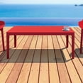 thumbnail image 3 of Compamia Sky Patio Coffee Table in Red, 3 of 5