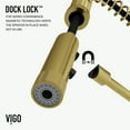 thumbnail image 6 of VIGO Sterling Single Handle Pull-Down Sprayer Kitchen Faucet in Matte Brushed Gold, 6 of 13