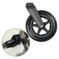 thumbnail image 6 of Wheelchair Front Fork Kit, 1.2cm Bearing ,Replacement Feet for Standard Wheelchairs Folding Walkers Front Wheels The Old Men Women ,Black , 7Inch Wheel Kit, Bearing Hole Diameter, 6 of 9