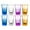 Assorted Color, variant on NUTEDOM 8pcs Acrylic Whiskey Glasses Party Tumbler Cups Shatterproof Drinkware