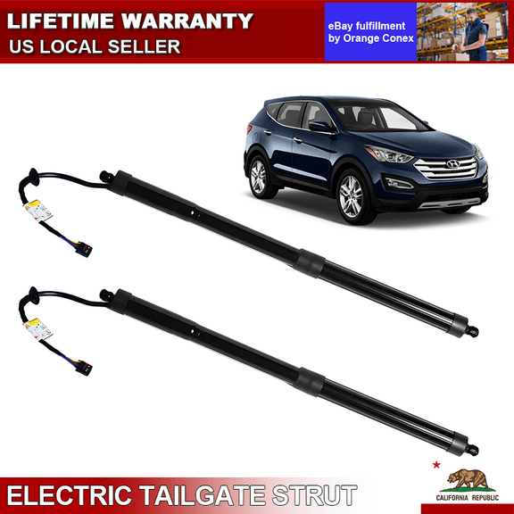 L R 2Pcs Rear Tailgate Power Hatch Lift Support For Hyundai Santa Fe 2013-2019