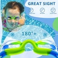 thumbnail image 4 of Kids Swim Goggles, 3 Pack With Adjust Bungee Strap, No Leaking Anti-Fog for Boys Girls Age 3-14, 4 of 6