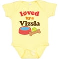 thumbnail image 3 of Inktastic Vizsla Loved by a (Dog Breed) Boys or Girls Baby Bodysuit, 3 of 5
