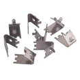 thumbnail image 1 of 12 clips para estante de congelador, soporte para estante de refrigerador, clips cuadrados de acero inoxidable para estante de refrigerador., 1 of 2