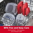 thumbnail image 5 of Rubbermaid Easy Find Lids Food Storage Containers with Vented Lids, 26 Piece Set, Red, 5 of 6
