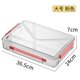 thumbnail image 1 of Caja de almacenamiento de documentos transparentes PET domésticos caja de almacenamiento de escritorio caja de almacenamiento de cajón portátil caja de almacenamiento, 1 of 5
