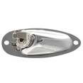 thumbnail image 3 of 10Pcs Boat Guitar 1/4 Inch Input Output Plate Socket 6.35mm Chrome Silver for Strat Style Guitar Parts, 3 of 7
